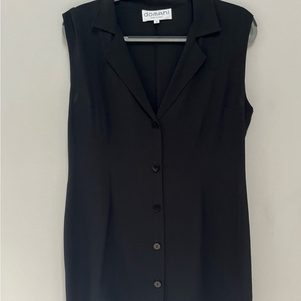 Black Tunic Top Size L/XL